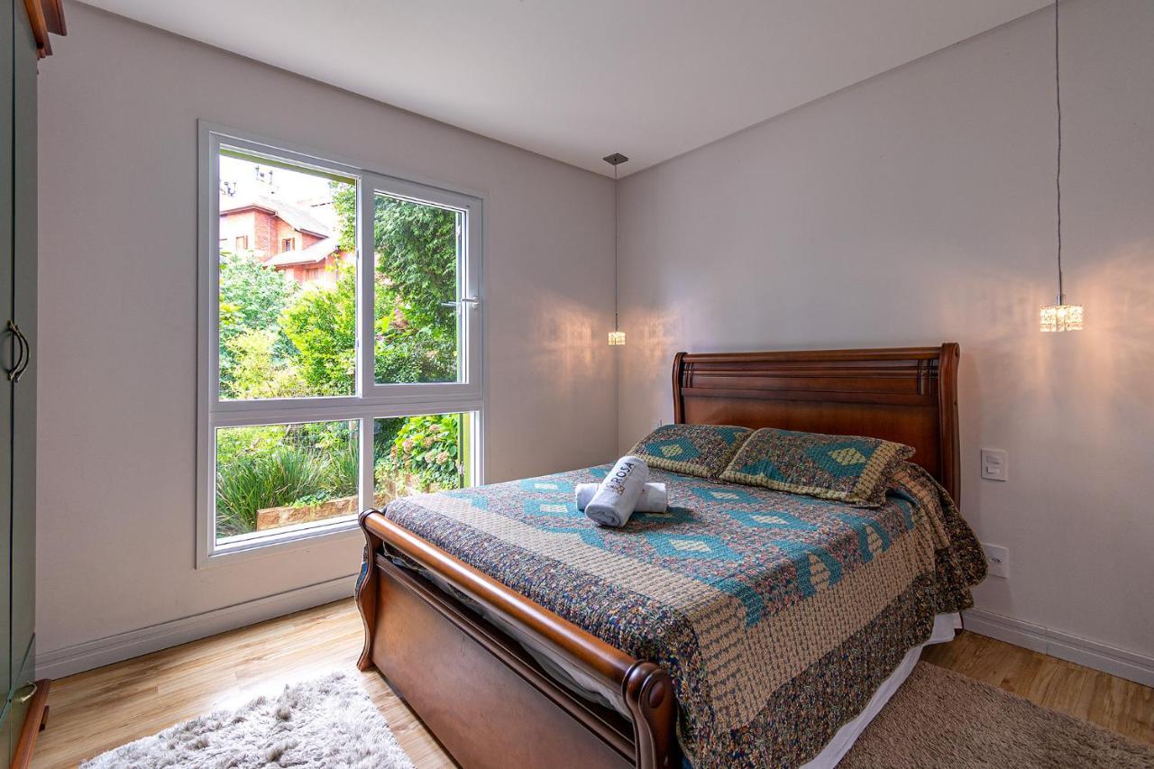 Rosa Luxo Giovani Pizetta Apartamento Gramado Exterior foto